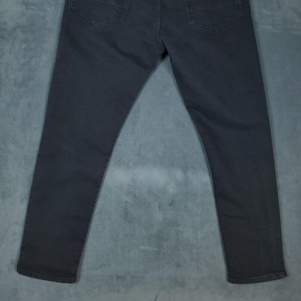 Vintage Genes Black Jeans Mens 36x30 Black Skinny Fit Stretch Denim Pants - Picture 15 of 15